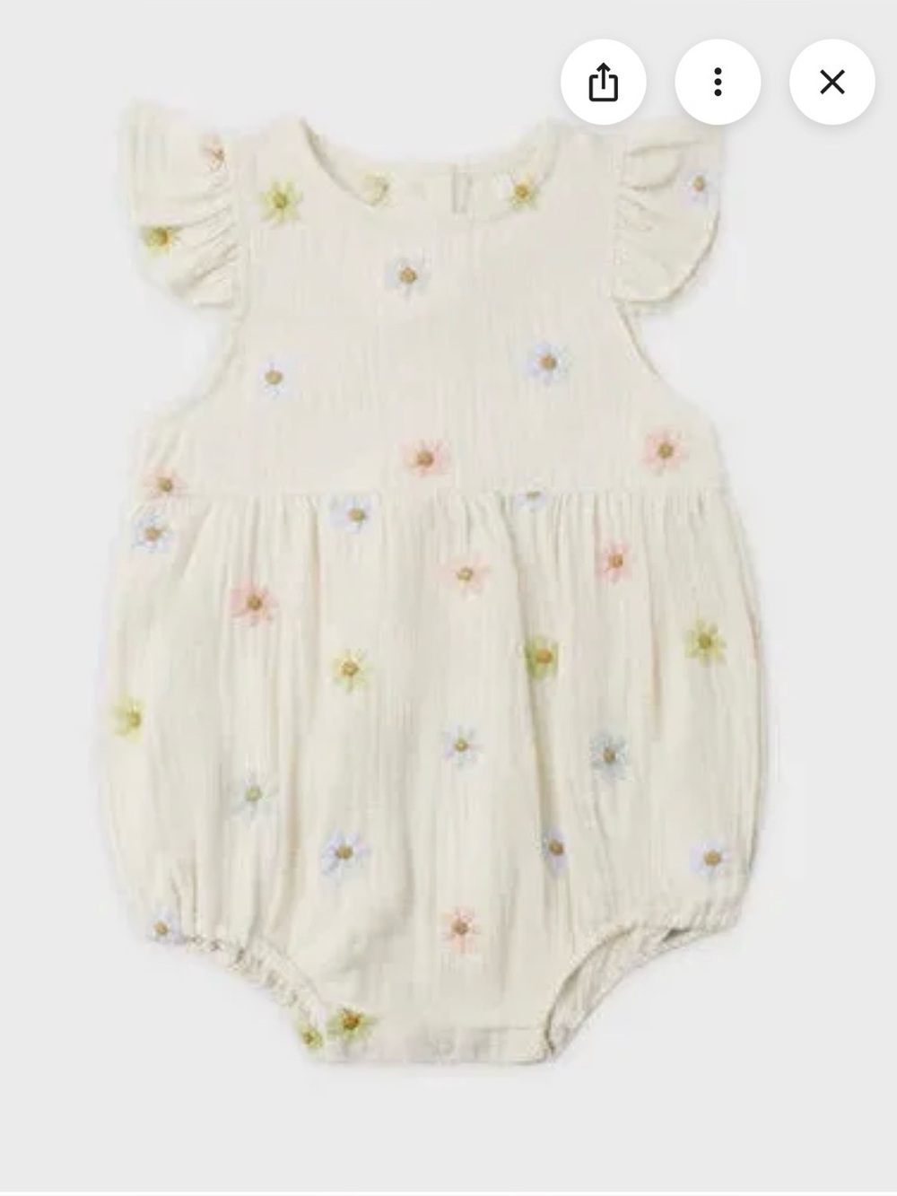 Rylee + Cru Amelia Romper Daisies